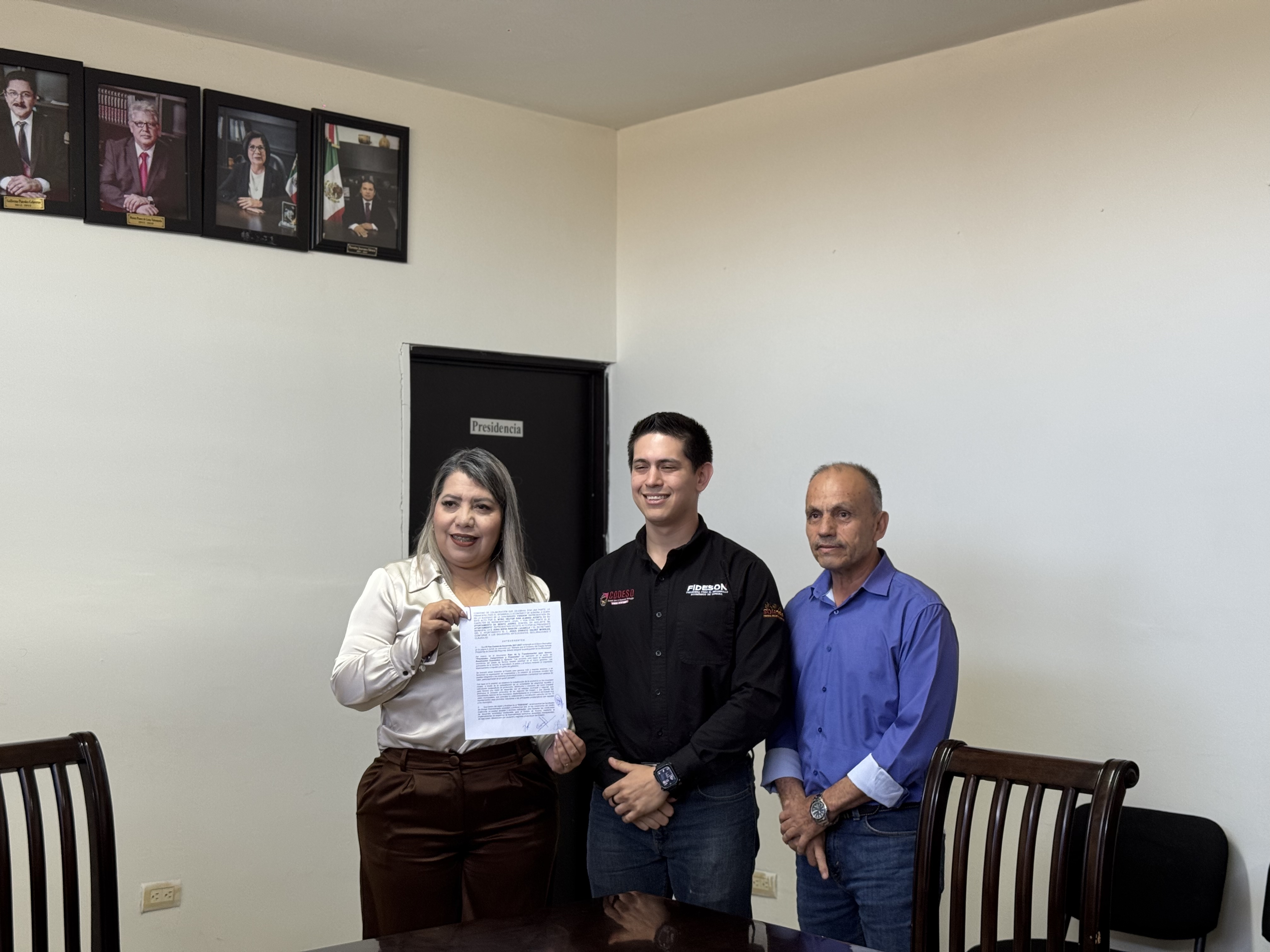 Benito Juárez y FIDESON firman convenio de colaboración